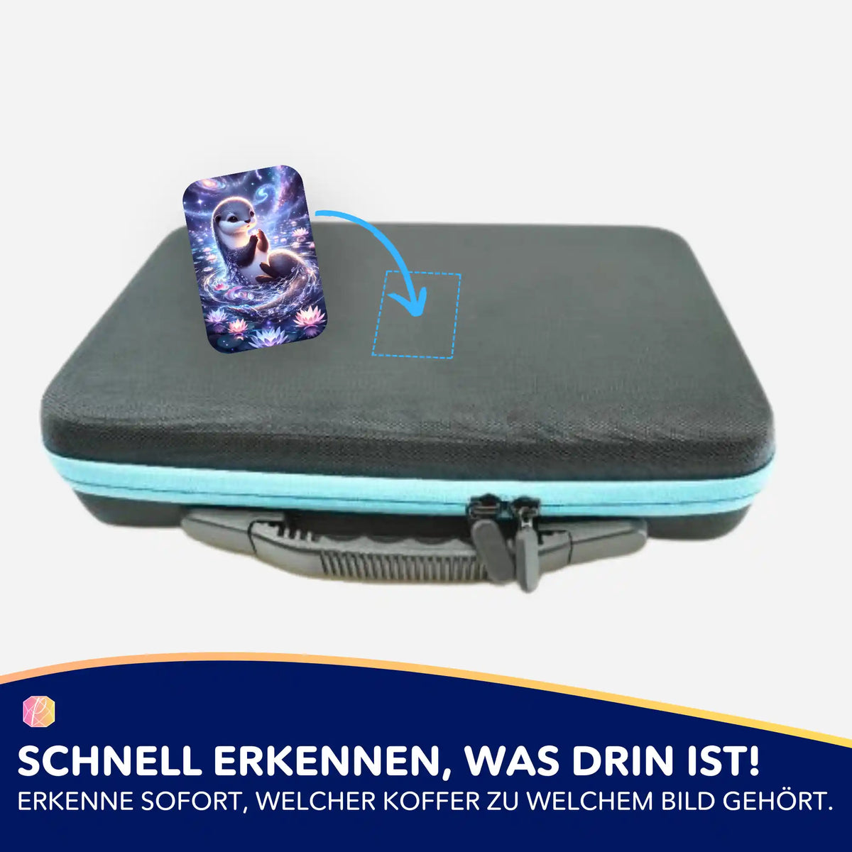 Picmondoo Diamond Painting Aufkleber 5er-Set Motiv Hüterin der Sterne zur Organisation von Zubehörkoffern