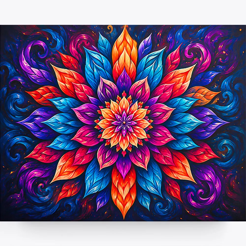 Peinture par numéros - Kaléidoscope de couleurs
