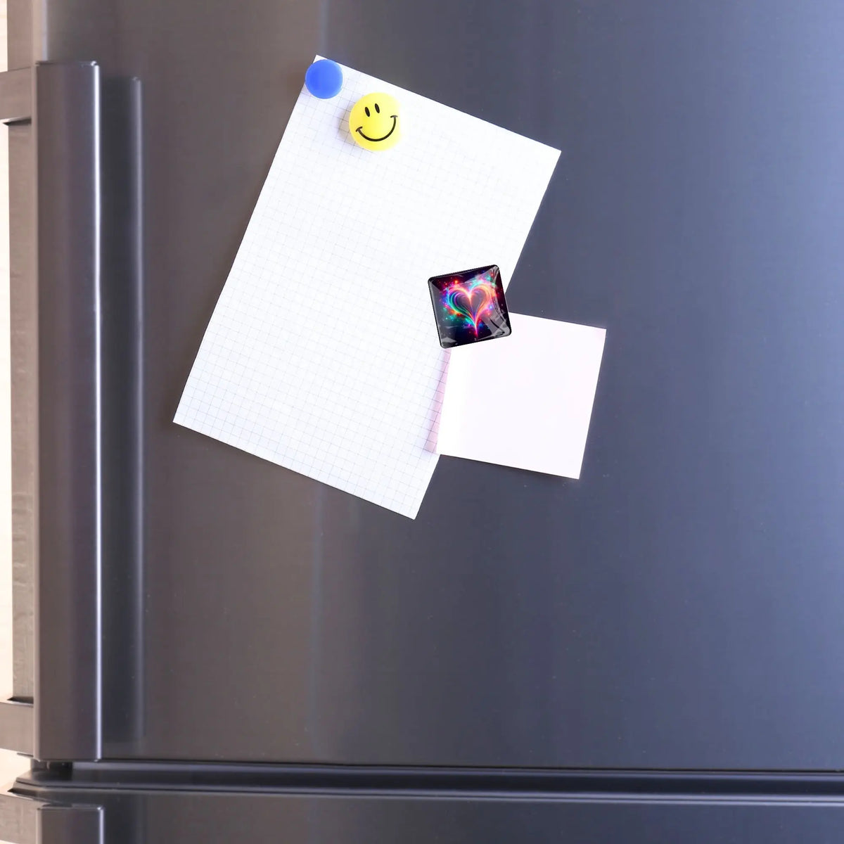 Herzflimmern Cover Minder mit starkem Magnet für Diamond Painting Projekte an einem Kühlschrank befestigt