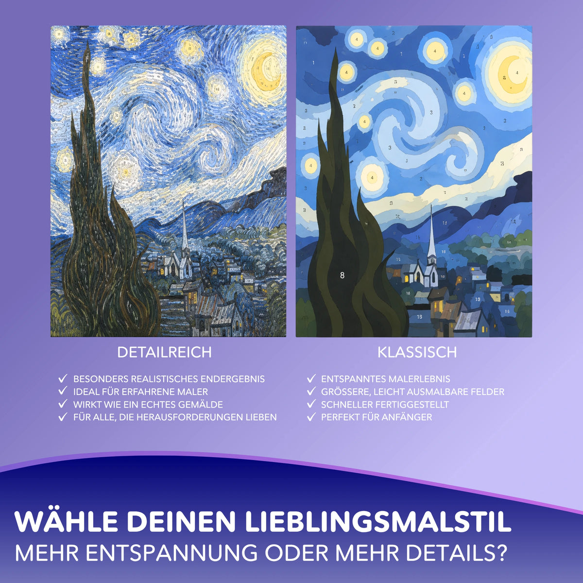 Malen nach Zahlen - Ein stiller Moment