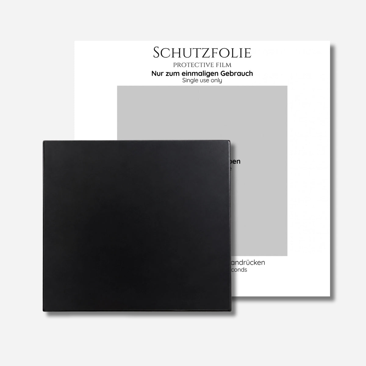 Magnetische Wandaufhängung für Diamond Painting: Schwarze Magnetplatte mit Klebepad zum Aufhängen ohne Bohren.