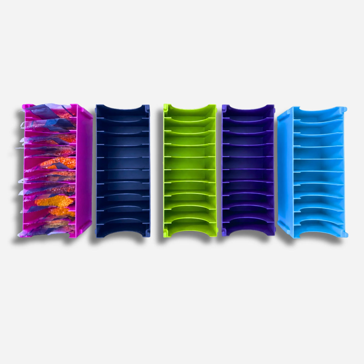 Boîte de rangement 3D pour sacs à fermeture éclair