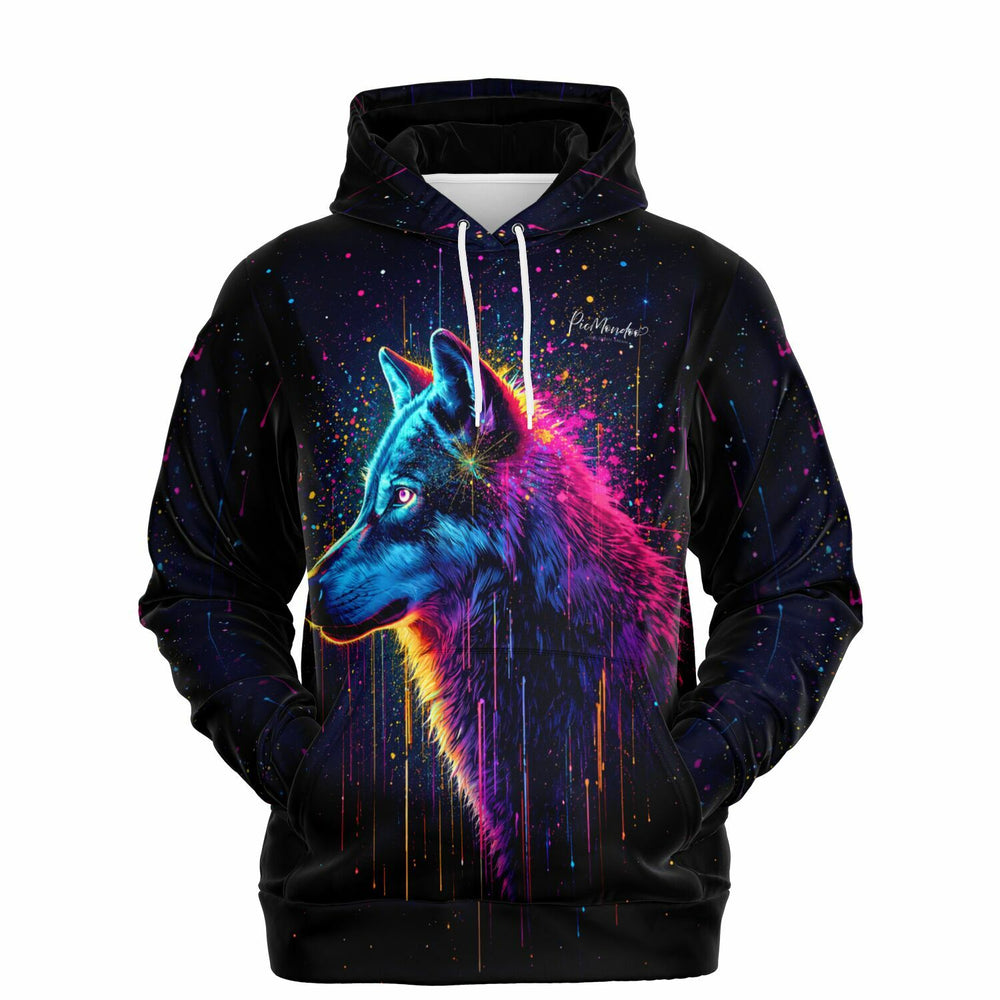 Sweat à capuche Dreamer - Animal totem Loup : Clarté & Instinct