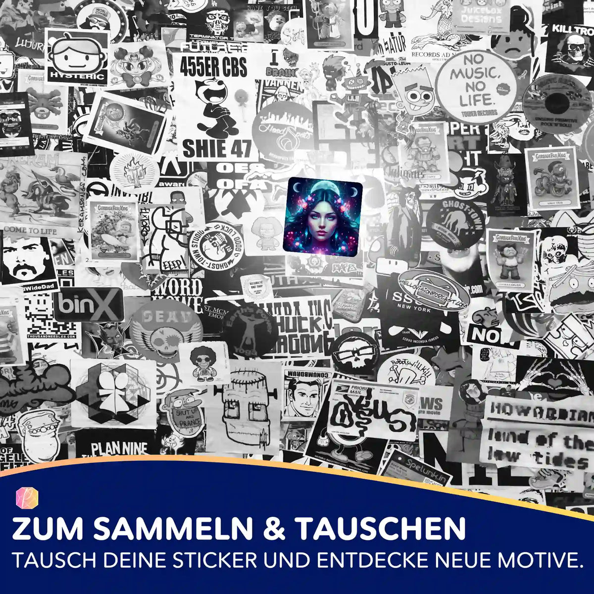 Mondprinzessin Sticker für Diamond Painting Fans als dekoratives Zubehör für Sammler
