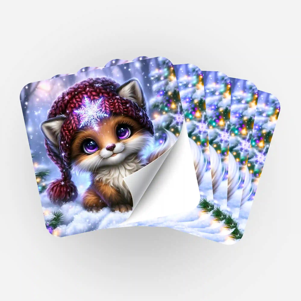 Aufkleber 5er-Set - Kleiner Winterzauber