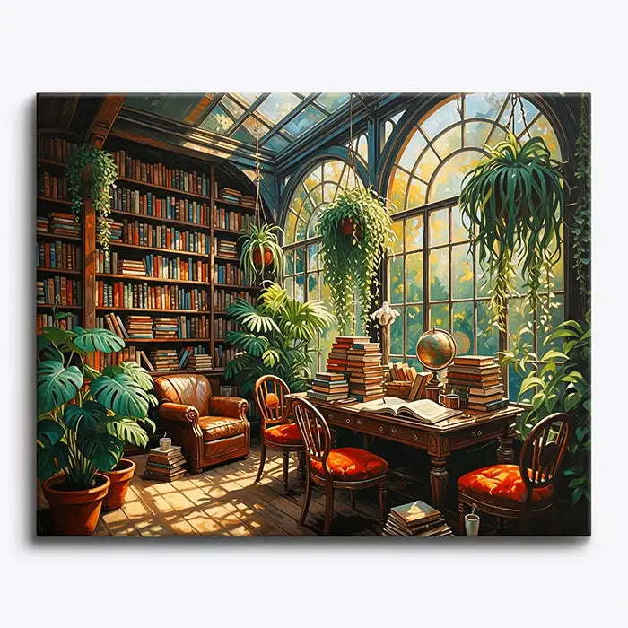 Peinture par numéros - Entre les pages