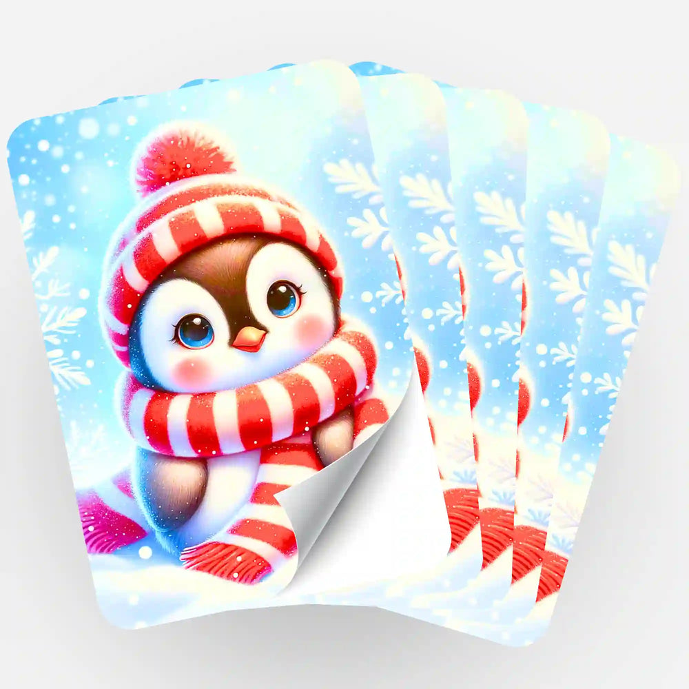 Aufkleber 5er-Set - Kleiner Pinguin Pixie