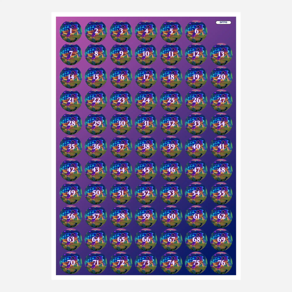Étiquette pour petite boîte - Sparkling Turtle
