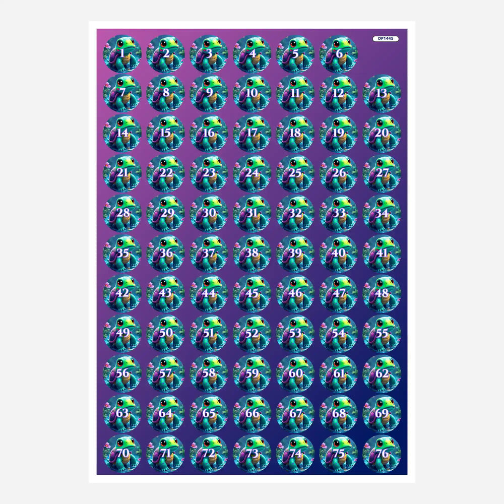 Étiquette pour petite boîte - Donatello