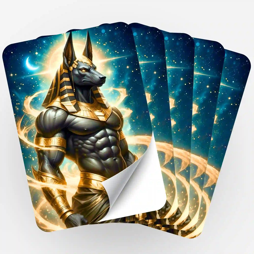 Set de 5 autocollants - Anubis