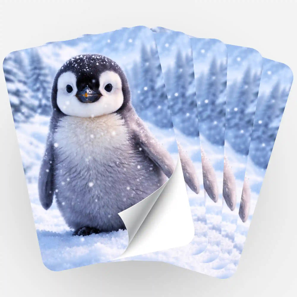 Aufkleber 5er-Set - Winterpieps