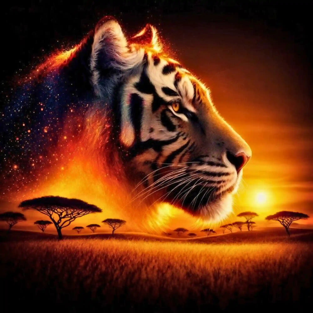 Diamond Painting - Cœur de feu « Édition limitée »