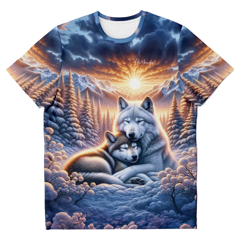 T-shirt Dreamer - Amour du loup au lever du soleil