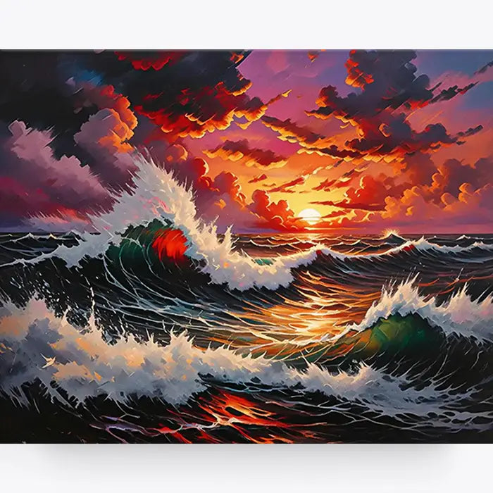 Peinture par numéros - Au rythme des vagues