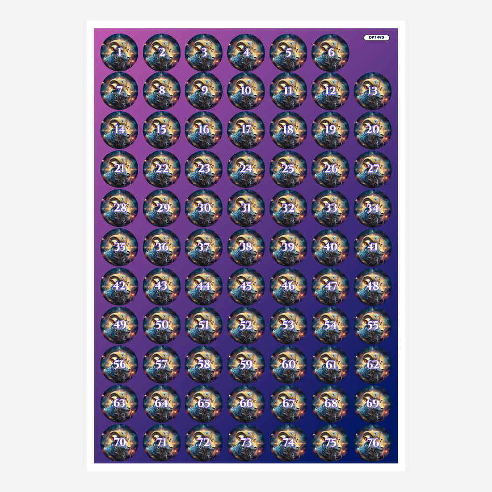 Autocollant pour petite boîte - Signe astrologique Capricorne "Édition limitée"