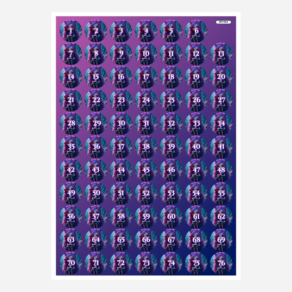 Döschenaufkleber - Little Violett