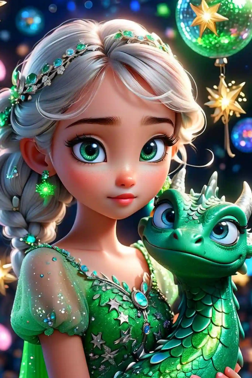 Diamond Painting - Fille Dragon