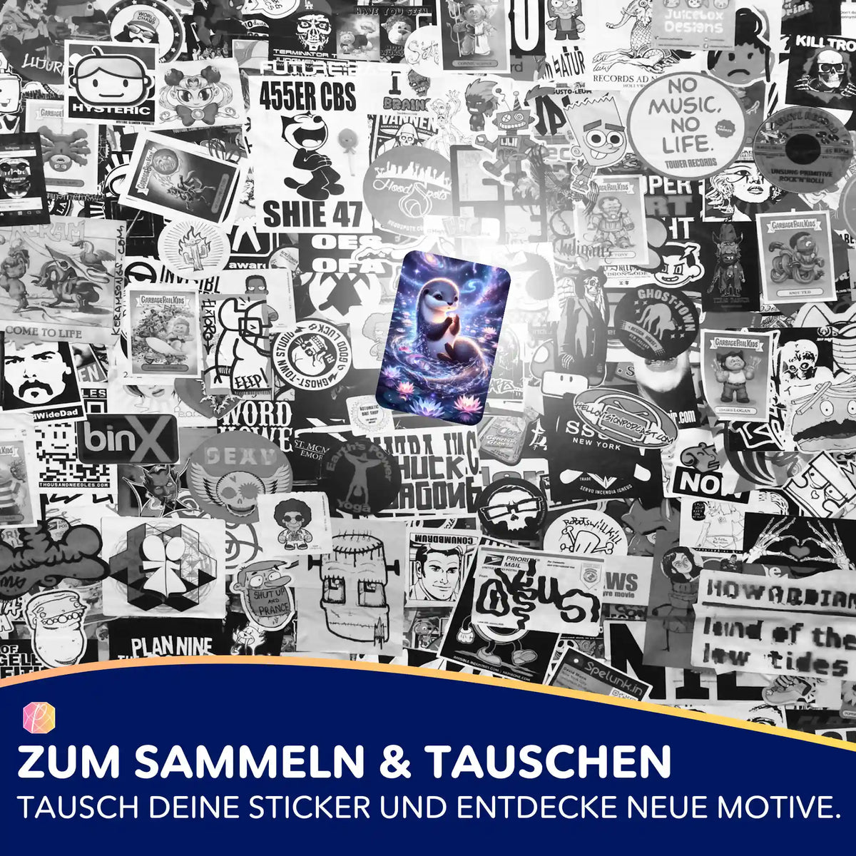 Buntes Hüterin der Sterne Sticker-Set für Diamond Painting Fans von Picmondoo zum Organisieren, Sammeln und Tauschen.