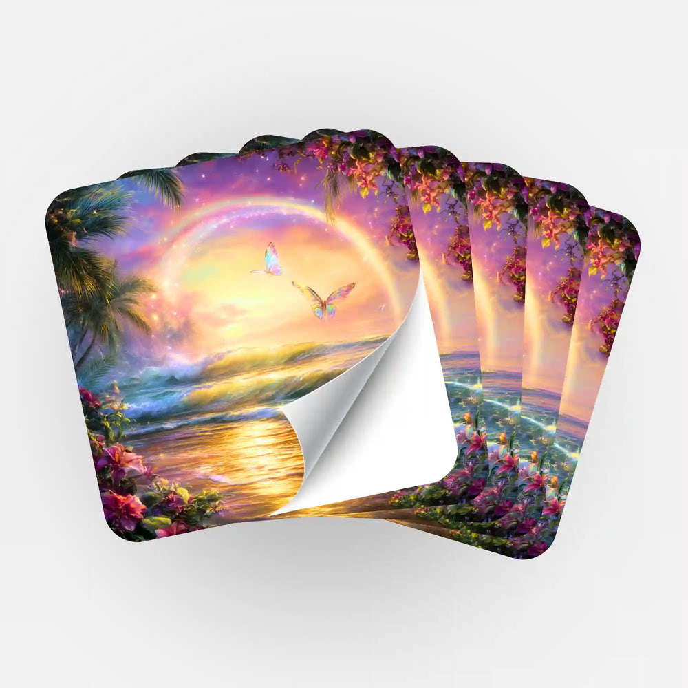 Set de 5 autocollants - Entre ciel et mer