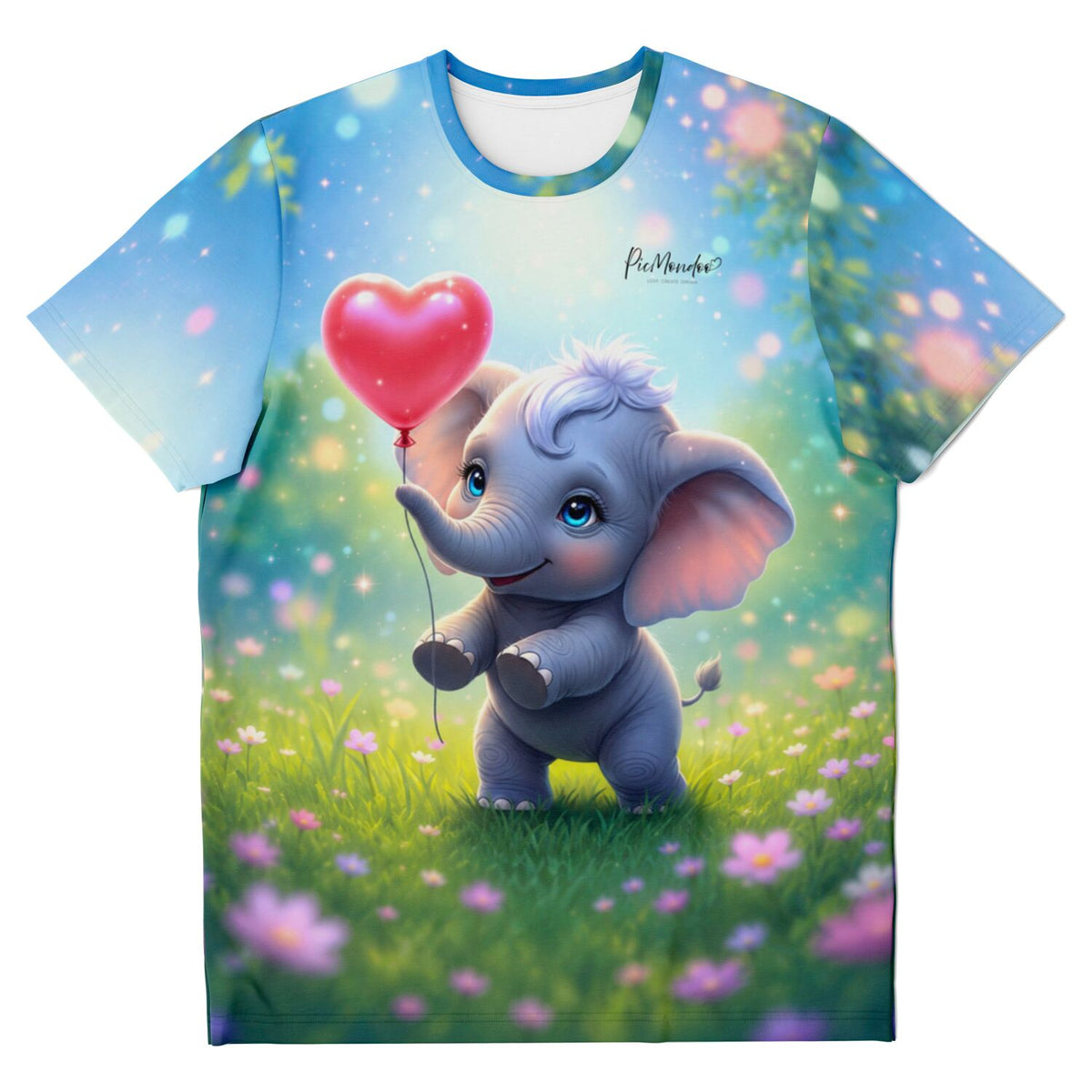 Dreamer T-Shirt mit niedlichem Elefanten-Motiv, das oft in Diamond Painting oder Malen nach Zahlen Sets zu finden ist