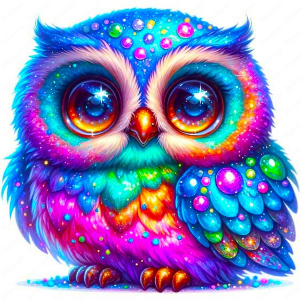 Diamond Painting Mini - Chouette Elly
