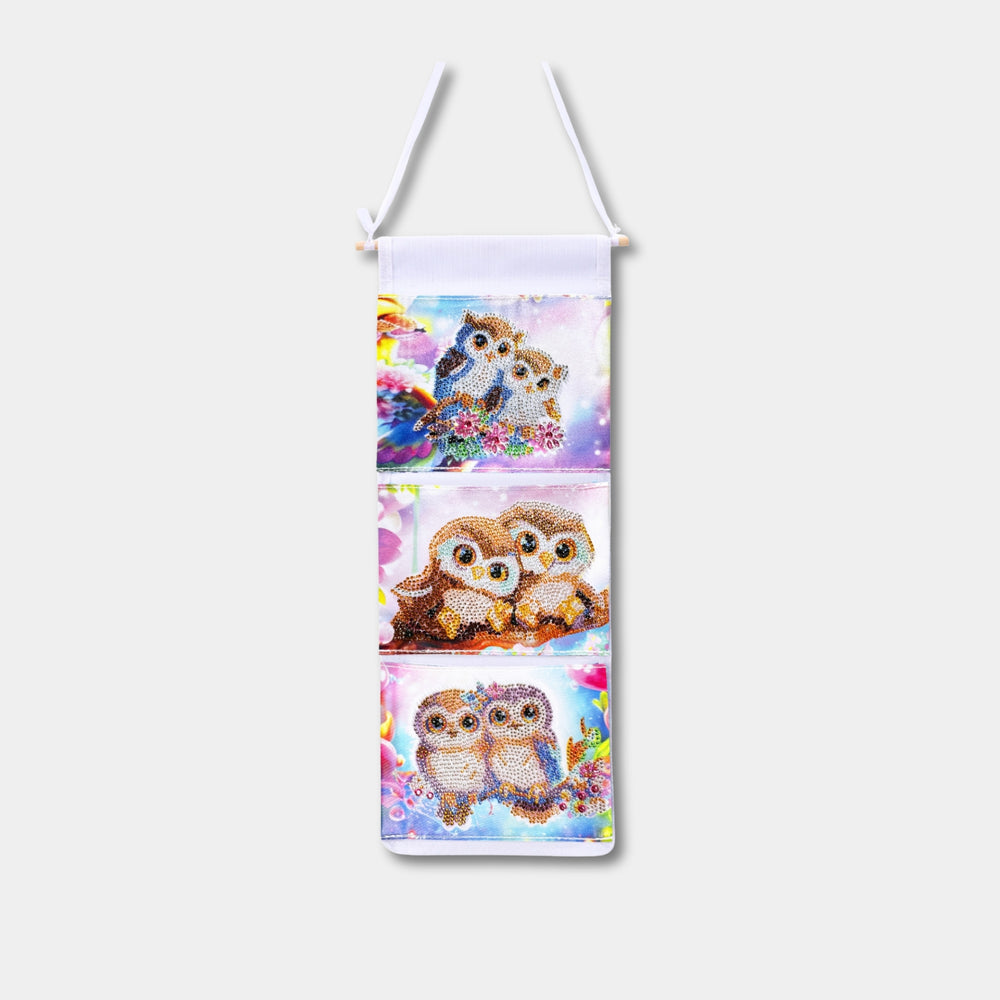Rangement pour Diamond Painting à décorer - Chouettes