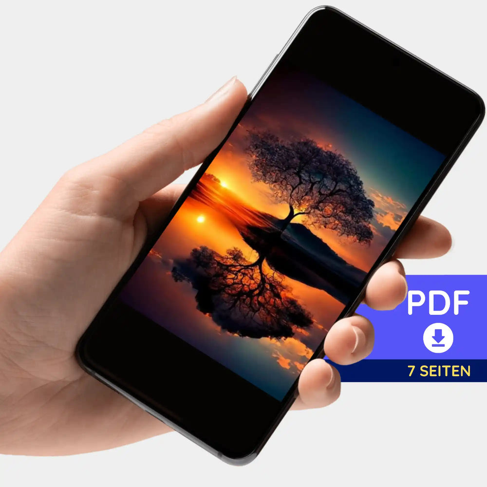 Portfolio numérique - Arbre au coucher du soleil