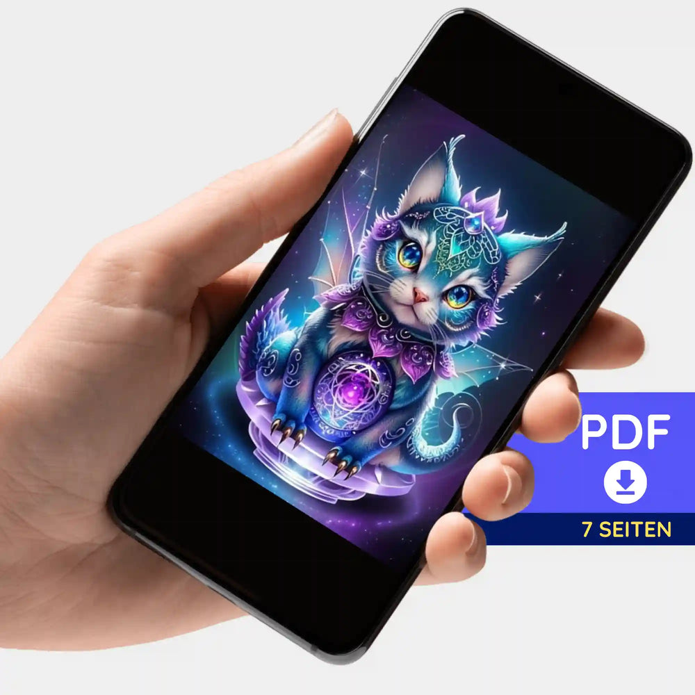 Digitale Bildmappe - Mystical Kitty