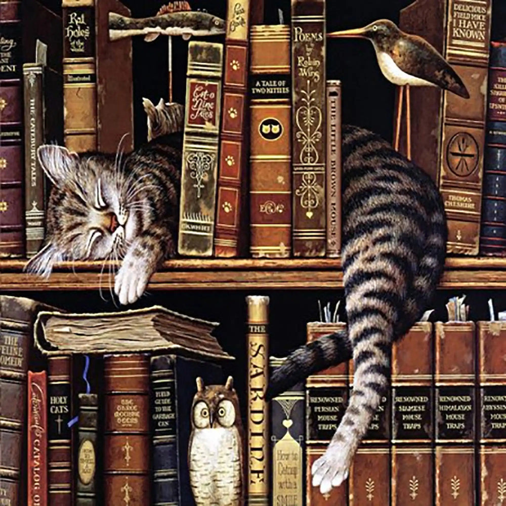 Diamond Painting - Chillout Cat