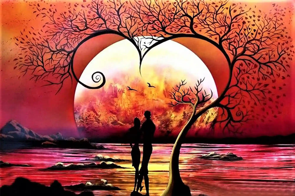 Diamond Painting - Arbre de l'amour