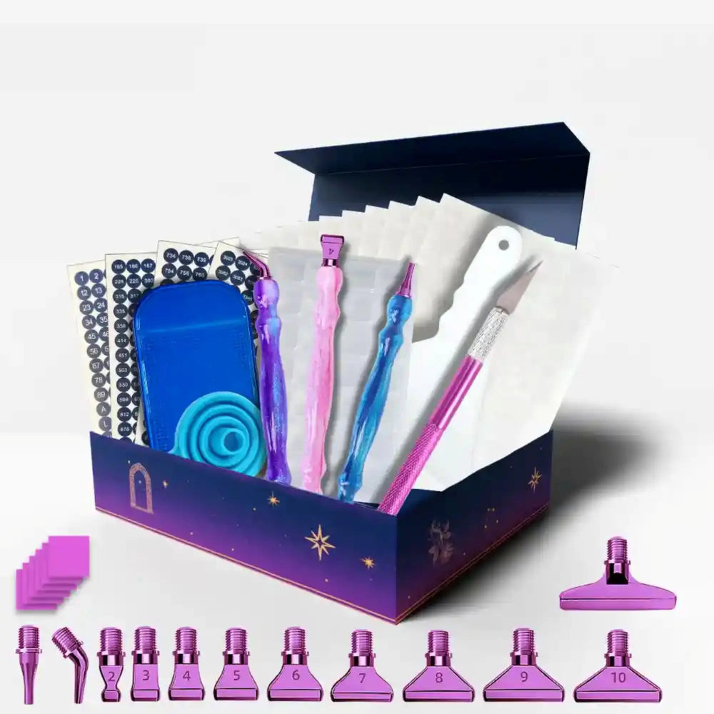 Diamond Painting - Coffret créatif XXL (41 pièces)