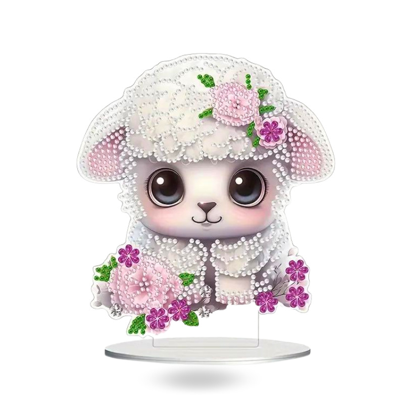 Support pour Diamond Painting - Mouton mignon