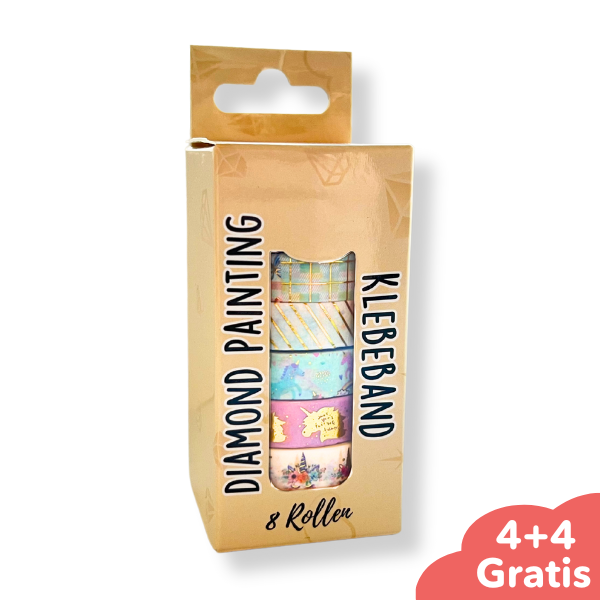 Ruban adhésif pour Diamond Painting - Lot économique 4+4
