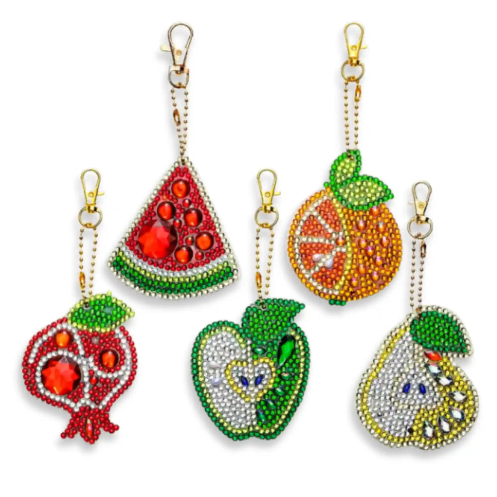 Porte-clés Diamond Painting - Fruits