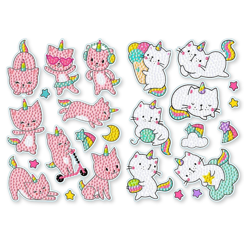Diamond Painting Sticker Set XL - I wish i was a Unicorn
