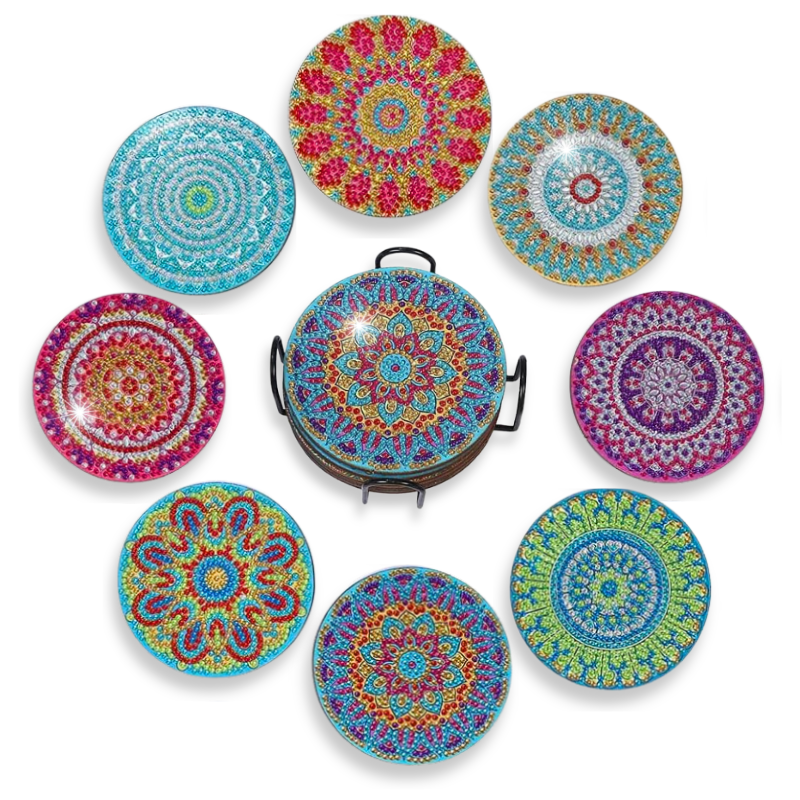 Diamond Painting - Dessous de verre « Mandala »