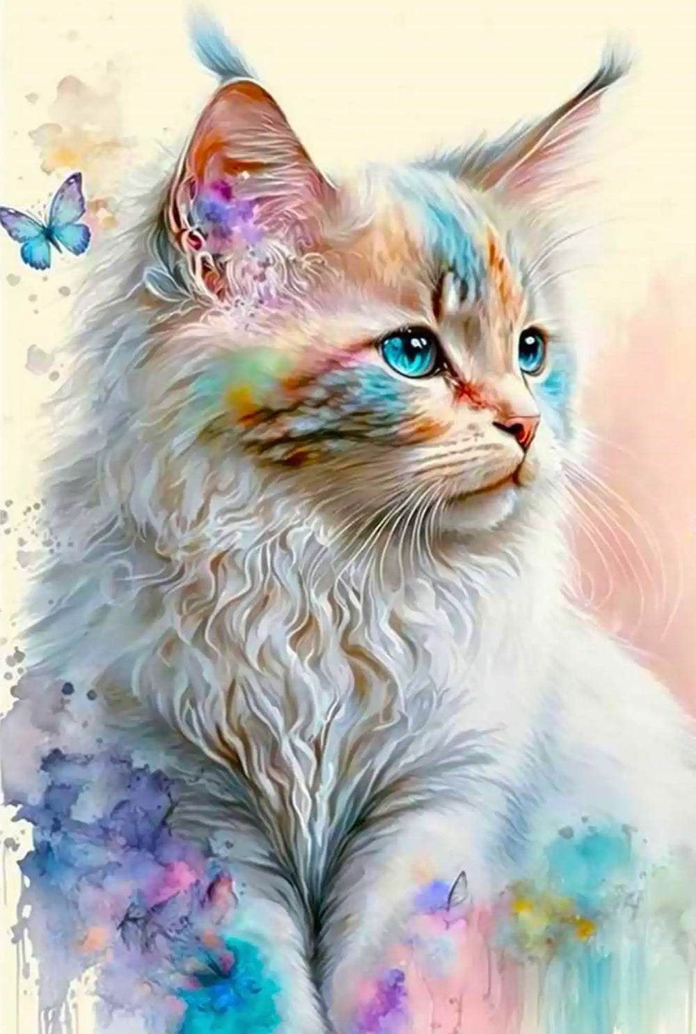 Diamond Painting - Chat délicat