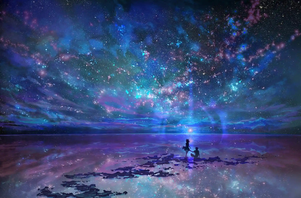 Diamond Painting - L'océan rencontre l'univers MINI