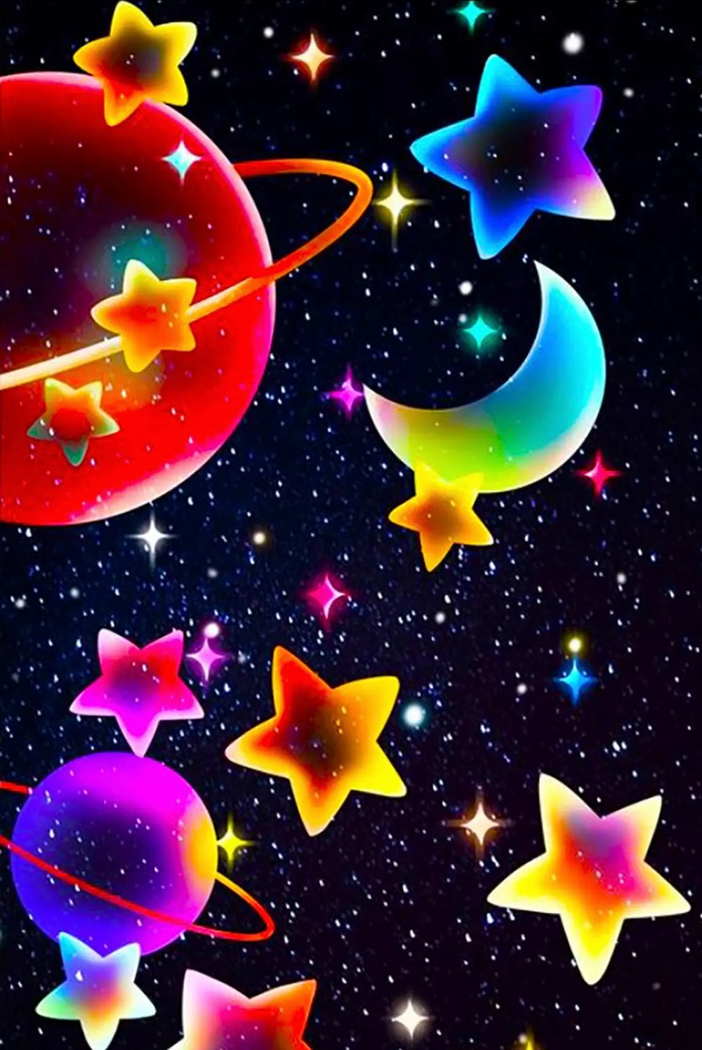 Diamond Painting Enfants - Univers coloré