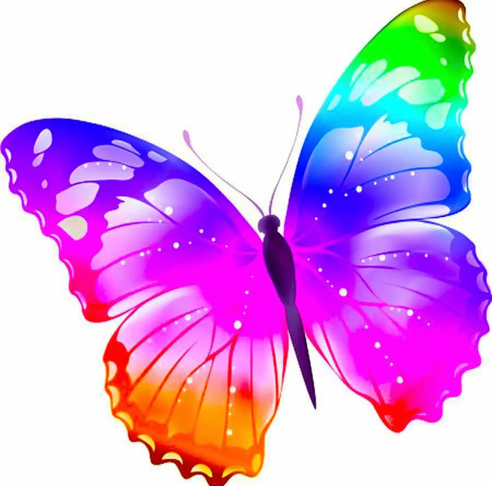 Diamond Painting Enfants - Papillon coloré