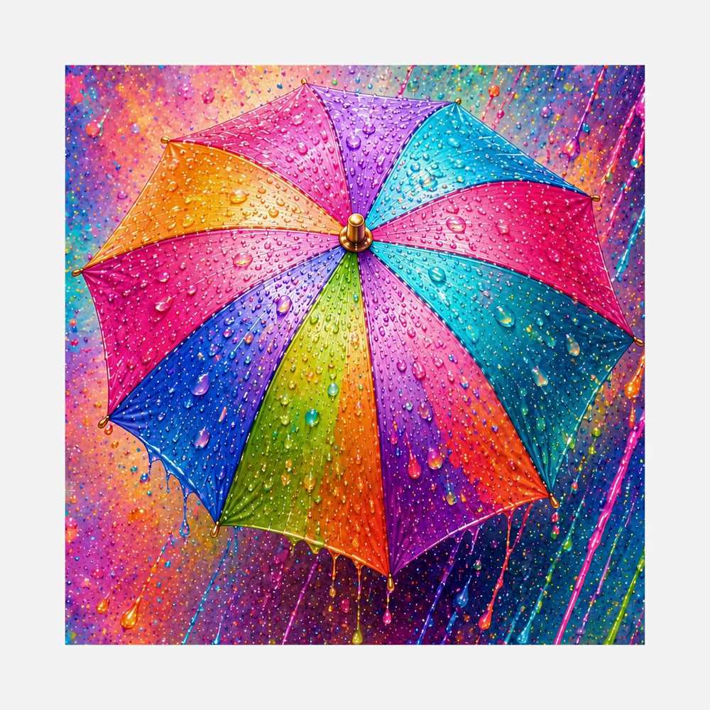Silikonpapier-Set - Das Leben in allen Farben - 10x10cm