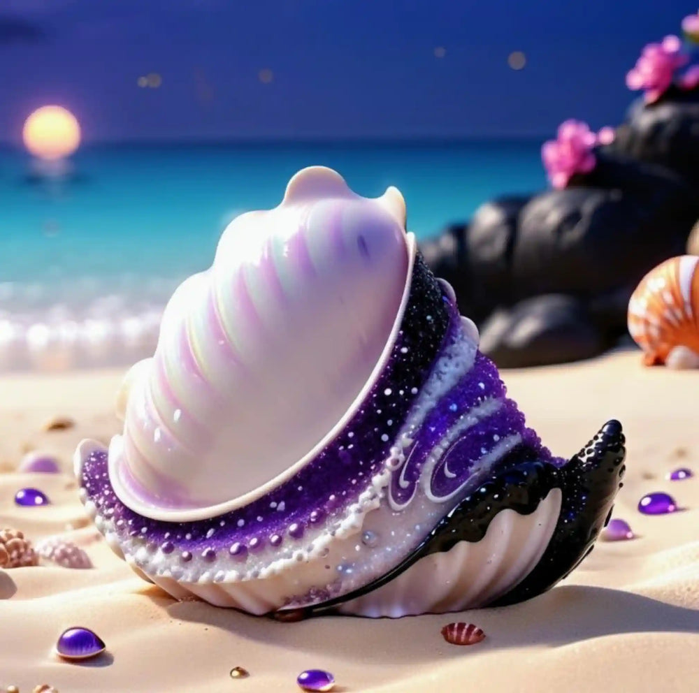 Diamond Painting - Coquillage violet