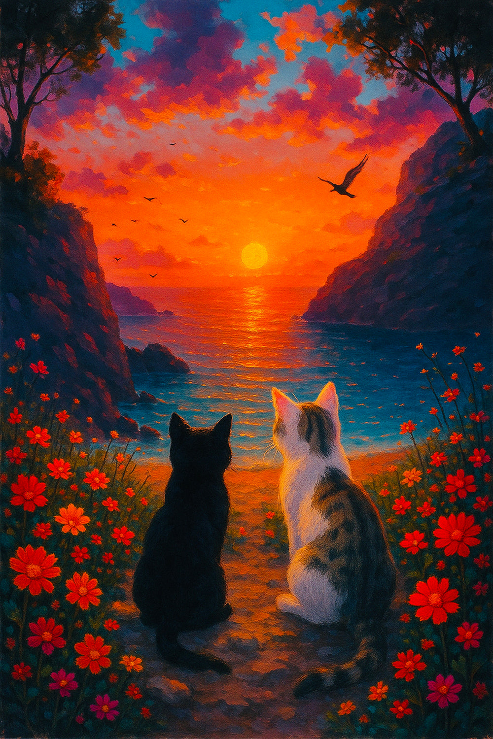 Diamond Painting Jennifer Ruschinski Special - Nous deux chats