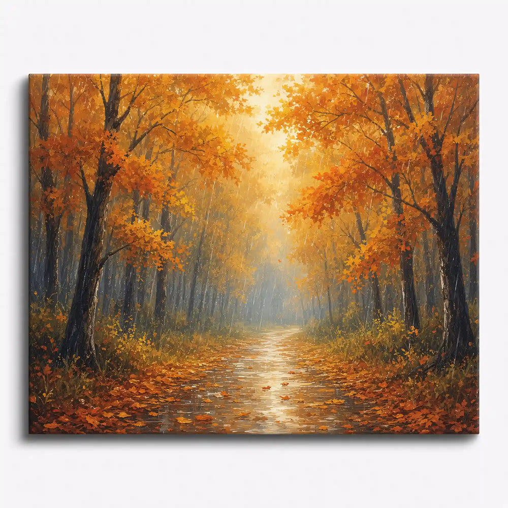 Peinture par numéros - Sentier automnal