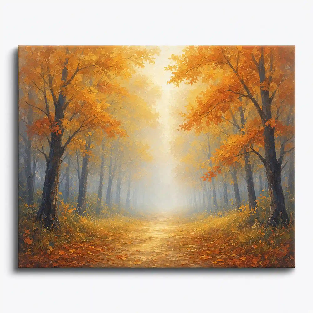 Peinture par numéros - Lumière dans le brouillard