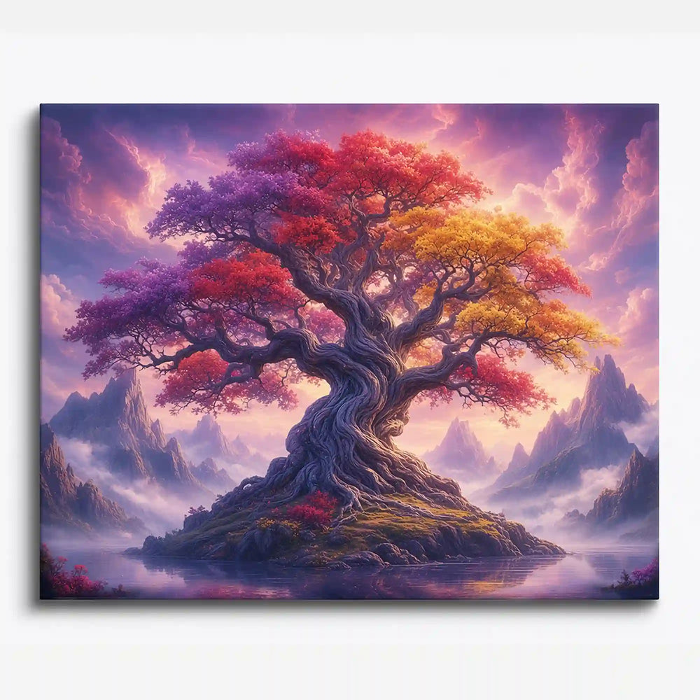 Peinture par numéros - Arbre de vie magique