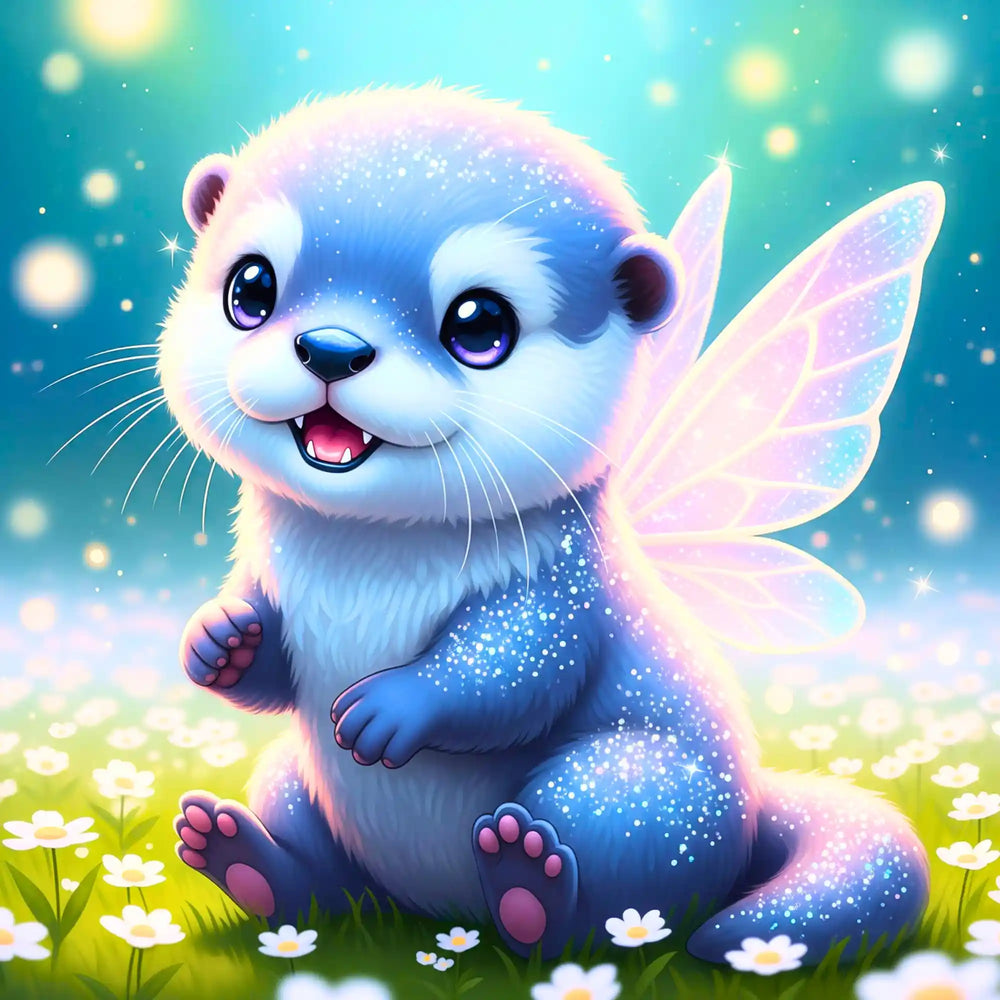 Diamond Painting - Der kleine Feenotter Mira