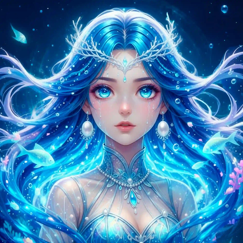 Diamond Painting - Nerelya, gardienne des profondeurs