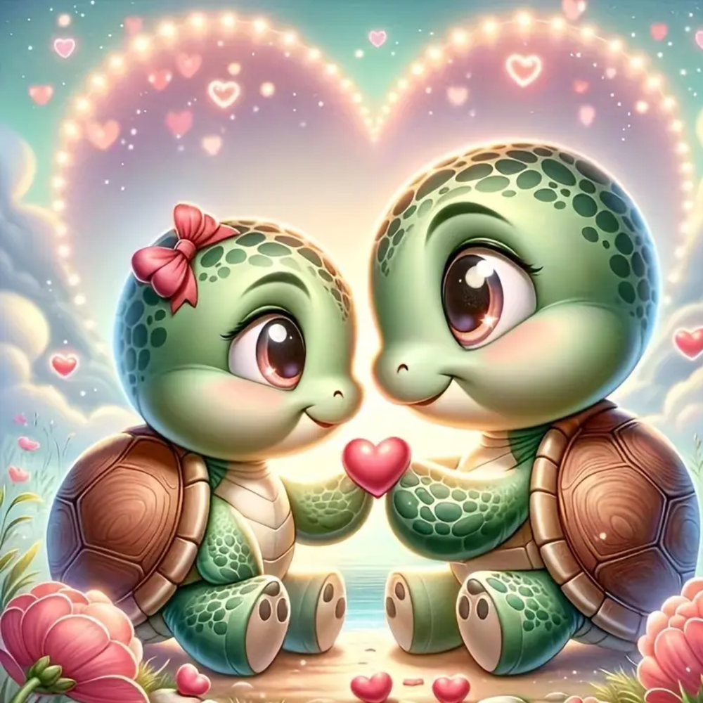 Diamond Painting - Paul et Paulinchen amoureux
