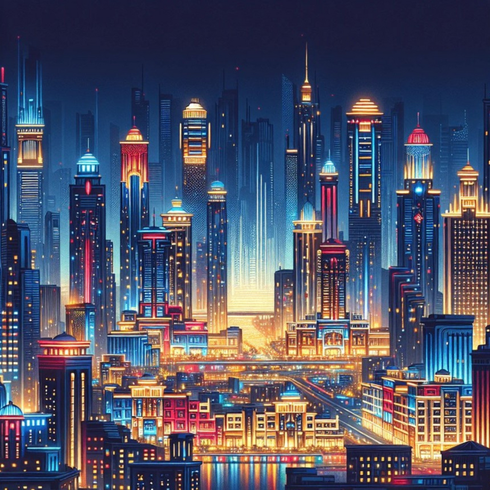Diamond Painting - Ville Lumière « Édition limitée »